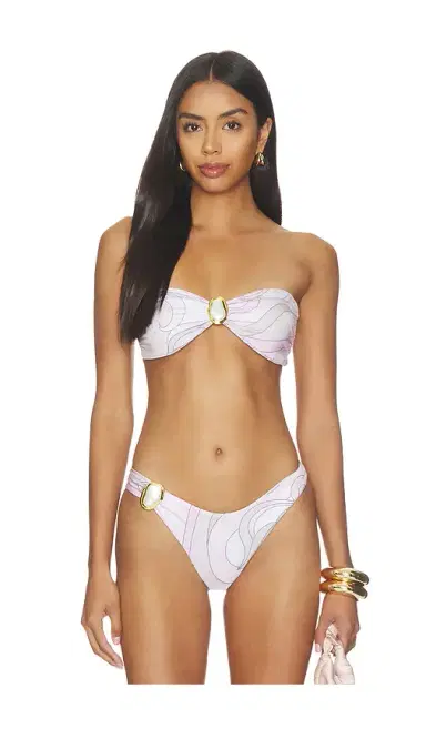 Cin Cin Coast Moonstone Bandeau Bikini Top | Thumbnail 1 Cin Cin Coast Moonstone Bandeau Bikini Top | Thumbnail 1