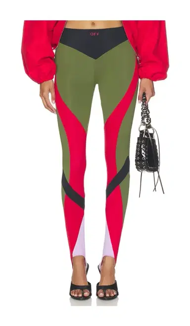 OFF-WHITE Ly Color Block Legging | Thumbnail 1 OFF-WHITE Ly Color Block Legging | Thumbnail 1