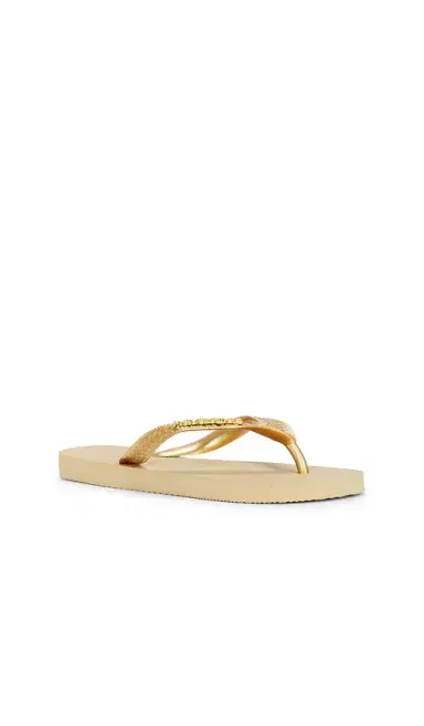 Havaianas Top Logo Metallic Sandal | Thumbnail 3 Havaianas Top Logo Metallic Sandal | Thumbnail 3