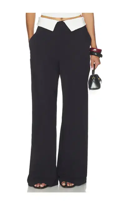 WeWoreWhat Fold-over Waist Trouser | Thumbnail 1 WeWoreWhat Fold-over Waist Trouser | Thumbnail 1