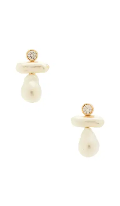 BaubleBar Organic Pearl Earrings | Thumbnail 1 BaubleBar Organic Pearl Earrings | Thumbnail 1