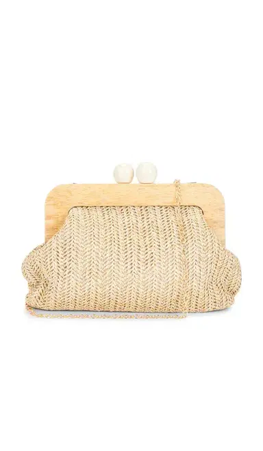 8 Other Reasons Woven Frame Clutch | Thumbnail 1 8 Other Reasons Woven Frame Clutch | Thumbnail 1