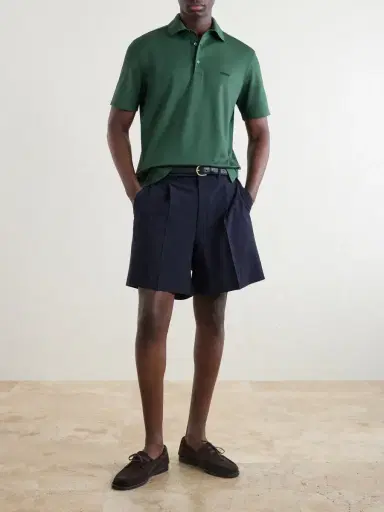 Zegna Cotton-Piqué Polo Shirt - Men | Thumbnail 2 Zegna Cotton-Piqué Polo Shirt - Men | Thumbnail 2