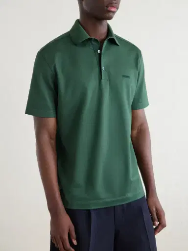 Zegna Cotton-Piqué Polo Shirt - Men | Thumbnail 3 Zegna Cotton-Piqué Polo Shirt - Men | Thumbnail 3