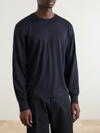Tom Ford Slim-Fit Lyocell and Cotton-Blend Jersey T-Shirt - Men | Thumbnail 3 Tom Ford Slim-Fit Lyocell and Cotton-Blend Jersey T-Shirt - Men | Thumbnail 3