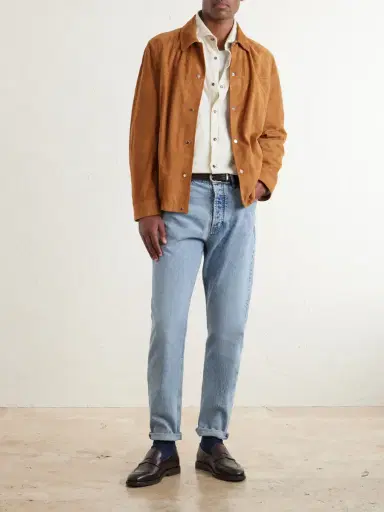 Brunello Cucinelli Cutaway-Collar Cotton-Corduroy Western Shirt - Men | Thumbnail 2 Brunello Cucinelli Cutaway-Collar Cotton-Corduroy Western Shirt - Men | Thumbnail 2