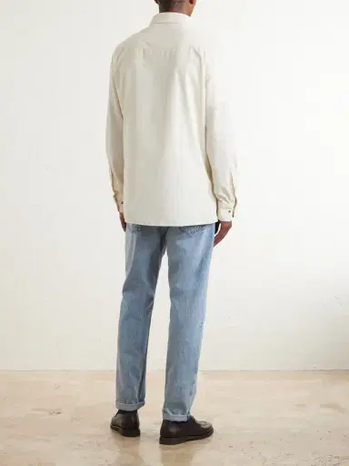 Brunello Cucinelli Cutaway-Collar Cotton-Corduroy Western Shirt - Men | Thumbnail 4 Brunello Cucinelli Cutaway-Collar Cotton-Corduroy Western Shirt - Men | Thumbnail 4