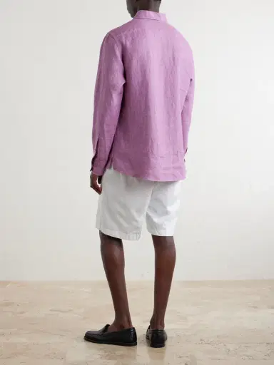 Zegna Linen Shirt - Men | Thumbnail 4 Zegna Linen Shirt - Men | Thumbnail 4