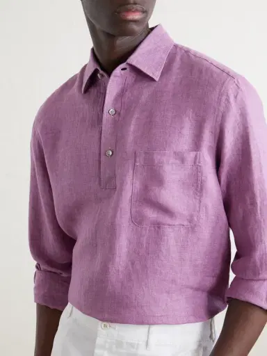 Zegna Linen Shirt - Men | Thumbnail 5 Zegna Linen Shirt - Men | Thumbnail 5