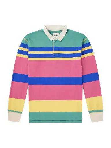 Drake's Striped Cotton-Jersey Polo Shirt - Men | Thumbnail 1 Drake's Striped Cotton-Jersey Polo Shirt - Men | Thumbnail 1