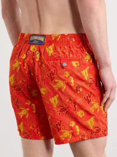 Vilebrequin Mistral Straight-Leg Mid-Length Embroidered Swim Shorts - Men | Thumbnail 3 Vilebrequin Mistral Straight-Leg Mid-Length Embroidered Swim Shorts - Men | Thumbnail 3