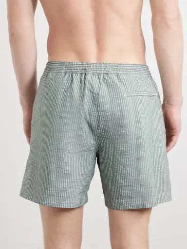Sunspel Straight-Leg Striped Swim Shorts - Men | Thumbnail 3 Sunspel Straight-Leg Striped Swim Shorts - Men | Thumbnail 3