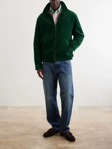 Polo Ralph Lauren Leather-Trimmed Cotton-Corduroy Jacket - Men | Thumbnail 2 Polo Ralph Lauren Leather-Trimmed Cotton-Corduroy Jacket - Men | Thumbnail 2
