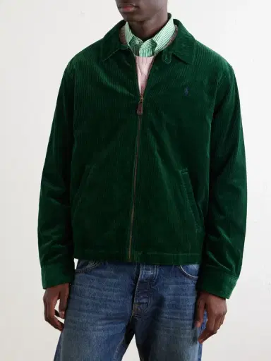 Polo Ralph Lauren Leather-Trimmed Cotton-Corduroy Jacket - Men | Thumbnail 3 Polo Ralph Lauren Leather-Trimmed Cotton-Corduroy Jacket - Men | Thumbnail 3