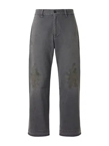 Enfants Riches Déprimés Antique Work Straight-Leg Distressed Cotton Trousers - Men | Thumbnail 1 Enfants Riches Déprimés Antique Work Straight-Leg Distressed Cotton Trousers - Men | Thumbnail 1