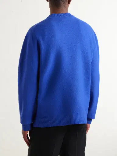 Jil Sander Boiled Wool Sweater - Men | Thumbnail 4 Jil Sander Boiled Wool Sweater - Men | Thumbnail 4