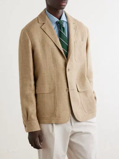Polo Ralph Lauren Linen and Cotton-Blend Blazer - Men | Thumbnail 3 Polo Ralph Lauren Linen and Cotton-Blend Blazer - Men | Thumbnail 3