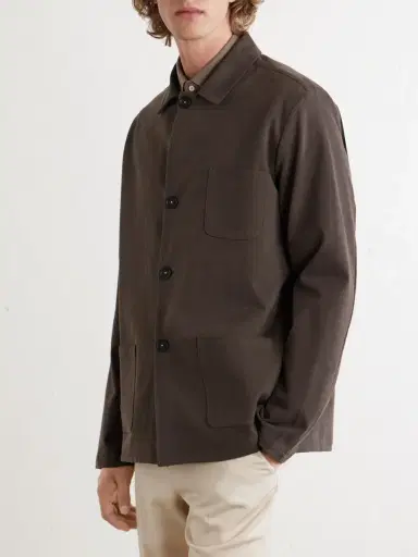 Massimo Alba Florida Cotton-Blend Moleskin Overshirt - Men | Thumbnail 3 Massimo Alba Florida Cotton-Blend Moleskin Overshirt - Men | Thumbnail 3