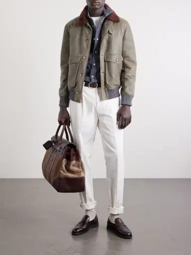 Brunello Cucinelli Denim Shirt - Men | Thumbnail 2 Brunello Cucinelli Denim Shirt - Men | Thumbnail 2