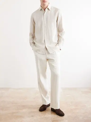 Zegna Linen Shirt - Men | Thumbnail 2 Zegna Linen Shirt - Men | Thumbnail 2