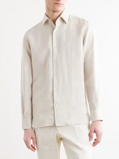 Zegna Linen Shirt - Men | Thumbnail 3 Zegna Linen Shirt - Men | Thumbnail 3