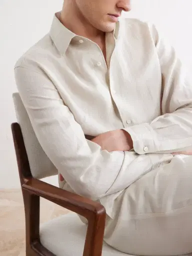 Zegna Linen Shirt - Men | Thumbnail 5 Zegna Linen Shirt - Men | Thumbnail 5