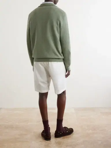 Polo Ralph Lauren Logo-Embroidered Cotton Half-Zip Sweater - Men | Thumbnail 4 Polo Ralph Lauren Logo-Embroidered Cotton Half-Zip Sweater - Men | Thumbnail 4