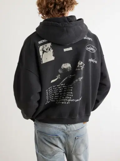 Enfants Riches Déprimés 13 Days In Detox Printed Cotton-Jersey Hoodie - Men | Thumbnail 4 Enfants Riches Déprimés 13 Days In Detox Printed Cotton-Jersey Hoodie - Men | Thumbnail 4