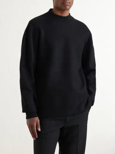 Jil Sander Boiled Wool Sweater - Men | Thumbnail 3 Jil Sander Boiled Wool Sweater - Men | Thumbnail 3
