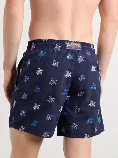Vilebrequin Mistral Straight-Leg Mid-Length Embroidered Swim Shorts - Men | Thumbnail 3 Vilebrequin Mistral Straight-Leg Mid-Length Embroidered Swim Shorts - Men | Thumbnail 3