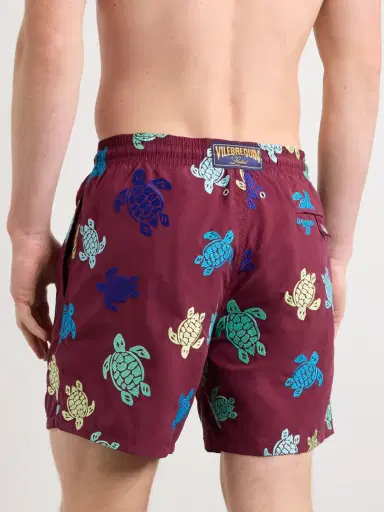 Vilebrequin Mistral Straight-Leg Mid-Length Embroidered Swim Shorts - Men | Thumbnail 3 Vilebrequin Mistral Straight-Leg Mid-Length Embroidered Swim Shorts - Men | Thumbnail 3