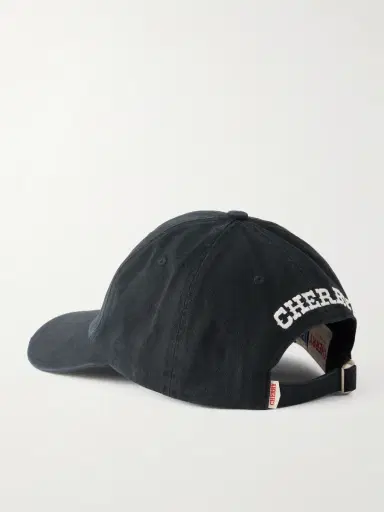 Cherry Los Angeles Mini Flag Embroidered Cotton-Twill Baseball Cap - Men | Thumbnail 4 Cherry Los Angeles Mini Flag Embroidered Cotton-Twill Baseball Cap - Men | Thumbnail 4