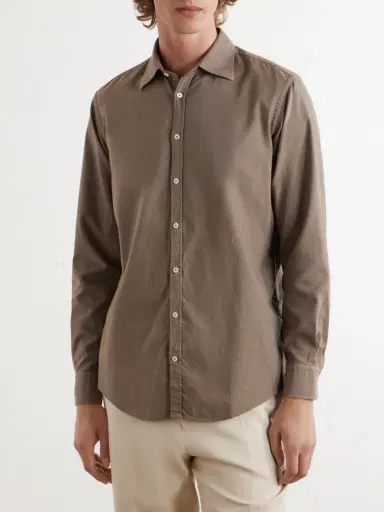 Massimo Alba Genova Cotton-Chambray Shirt - Men | Thumbnail 3 Massimo Alba Genova Cotton-Chambray Shirt - Men | Thumbnail 3