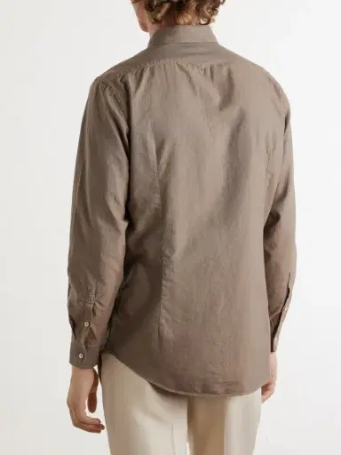 Massimo Alba Genova Cotton-Chambray Shirt - Men | Thumbnail 4 Massimo Alba Genova Cotton-Chambray Shirt - Men | Thumbnail 4
