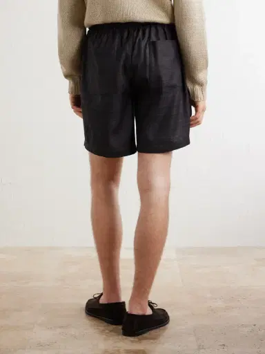 Saman Amel Straight-Leg Silk Shorts - Men | Thumbnail 4 Saman Amel Straight-Leg Silk Shorts - Men | Thumbnail 4