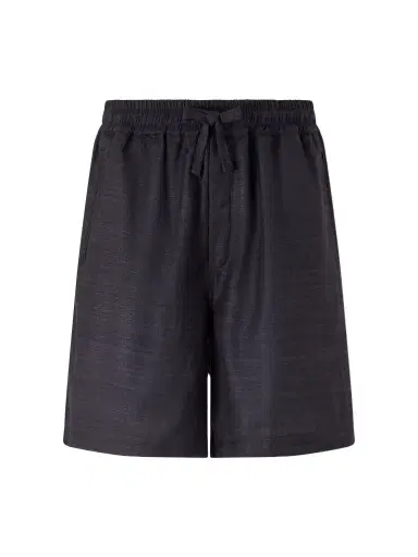 Saman Amel Straight-Leg Silk Shorts - Men | Thumbnail 1 Saman Amel Straight-Leg Silk Shorts - Men | Thumbnail 1