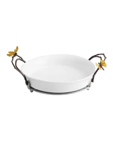 Michael Aram Butterfly Ginkgo Pie Dish | Thumbnail 1 Michael Aram Butterfly Ginkgo Pie Dish | Thumbnail 1