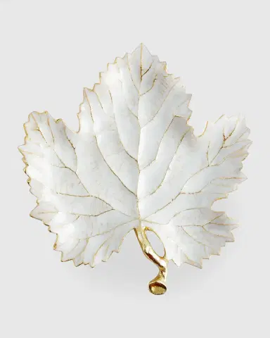 Michael Aram Winter Leaves Grape Leaf Dish | Thumbnail 3 Michael Aram Winter Leaves Grape Leaf Dish | Thumbnail 3