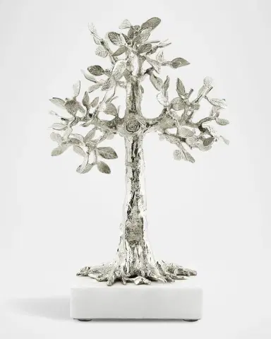 Michael Aram Foliated Cross Nickelplate Sculpture | Thumbnail 4 Michael Aram Foliated Cross Nickelplate Sculpture | Thumbnail 4