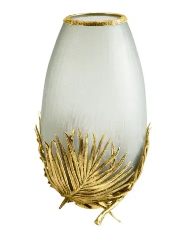 Michael Aram Palm Medium Glass Vase | Thumbnail 1 Michael Aram Palm Medium Glass Vase | Thumbnail 1