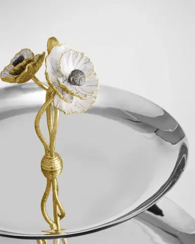 Michael Aram Anemone Two-Tier Etagere | Thumbnail 2 Michael Aram Anemone Two-Tier Etagere | Thumbnail 2