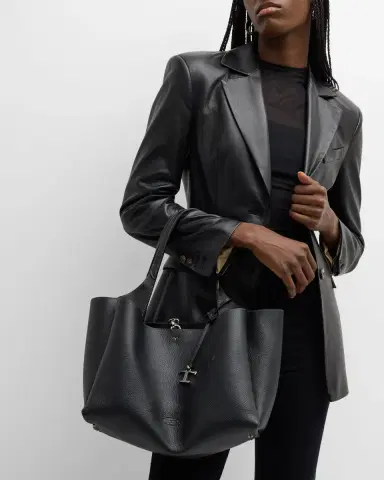 Tod's Medium Leather Tote Bag | Thumbnail 4 Tod's Medium Leather Tote Bag | Thumbnail 4
