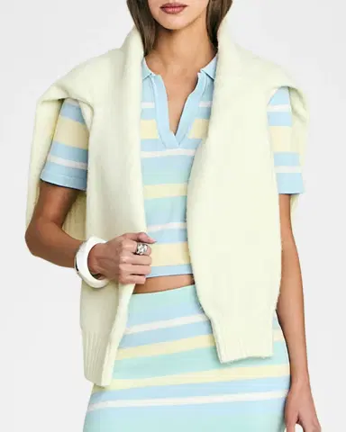 SEROYA Panie Knit Polo Top | Thumbnail 5 SEROYA Panie Knit Polo Top | Thumbnail 5
