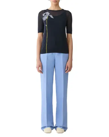 Lafayette 148 New York Floral Intarsia-Knit Sweater | Thumbnail 1 Lafayette 148 New York Floral Intarsia-Knit Sweater | Thumbnail 1