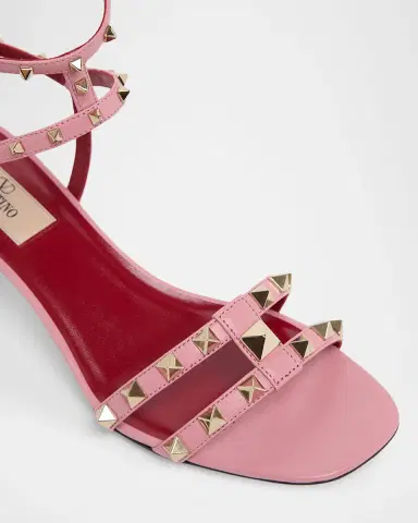 Valentino Garavani 40mm Rockstud Leather Sandals | Thumbnail 2 Valentino Garavani 40mm Rockstud Leather Sandals | Thumbnail 2