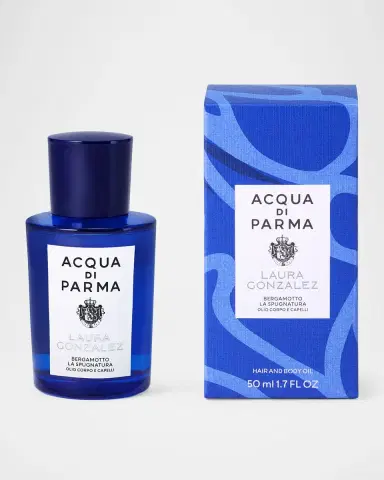 Acqua di Parma Limited-Edition Bergamotto La Spugnatura Hair & Body Oil, 1.7 oz. | Thumbnail 3 Acqua di Parma Limited-Edition Bergamotto La Spugnatura Hair & Body Oil, 1.7 oz. | Thumbnail 3