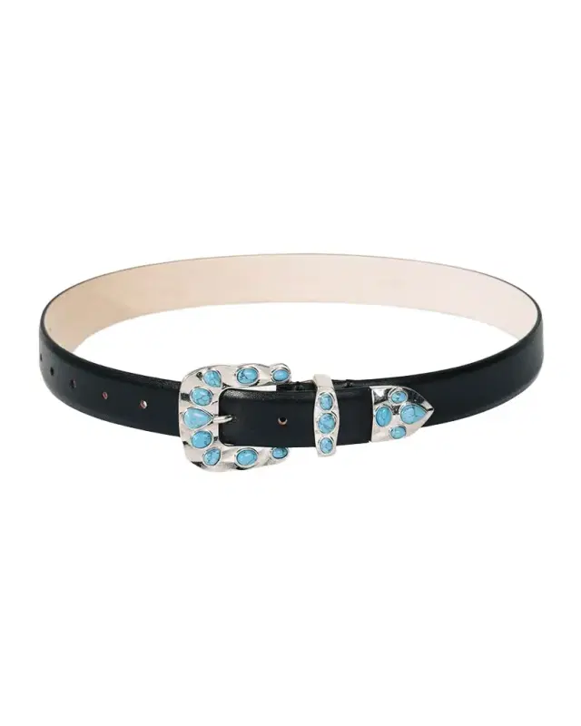 Juna Turquoise Leather Belt Juna Turquoise Leather Belt
