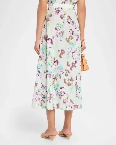 Ulla Johnson Rowan Silk Midi Skirt | Thumbnail 2 Ulla Johnson Rowan Silk Midi Skirt | Thumbnail 2