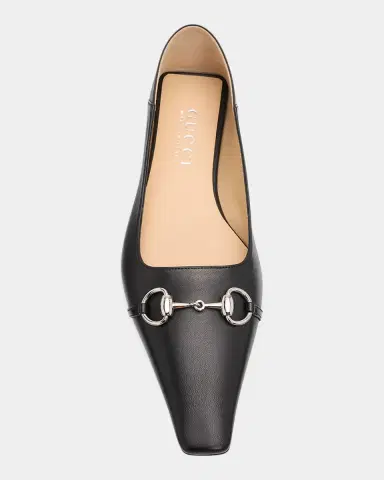 Gucci Vittoria Leather Ballerina Flats | Thumbnail 6 Gucci Vittoria Leather Ballerina Flats | Thumbnail 6