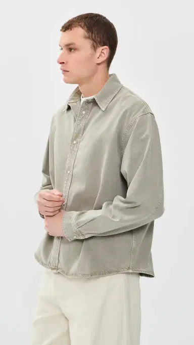 Frame Overshirt Stormcloud L | Thumbnail 4 Frame Overshirt Stormcloud L | Thumbnail 4
